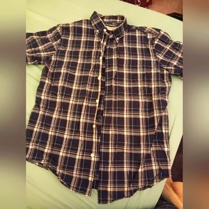 Men's size medium, Old Navy short sleeve button front shirt